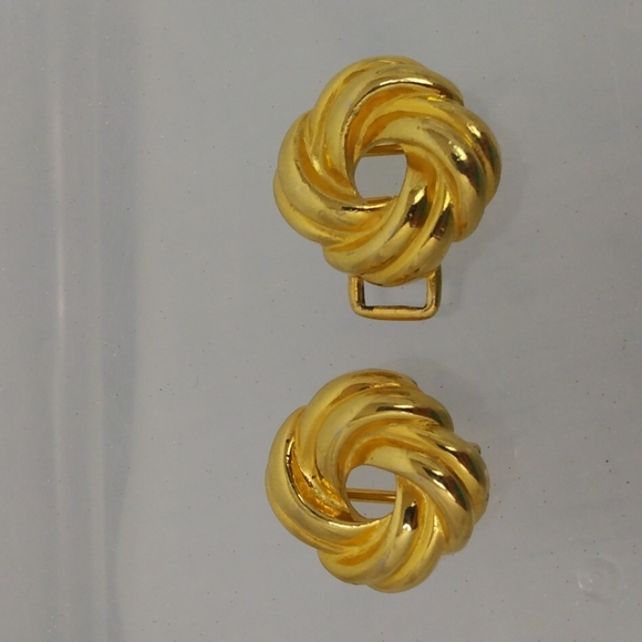 Vintage Dotty Smith Gold Belt Buckle - Picture 3 of 8